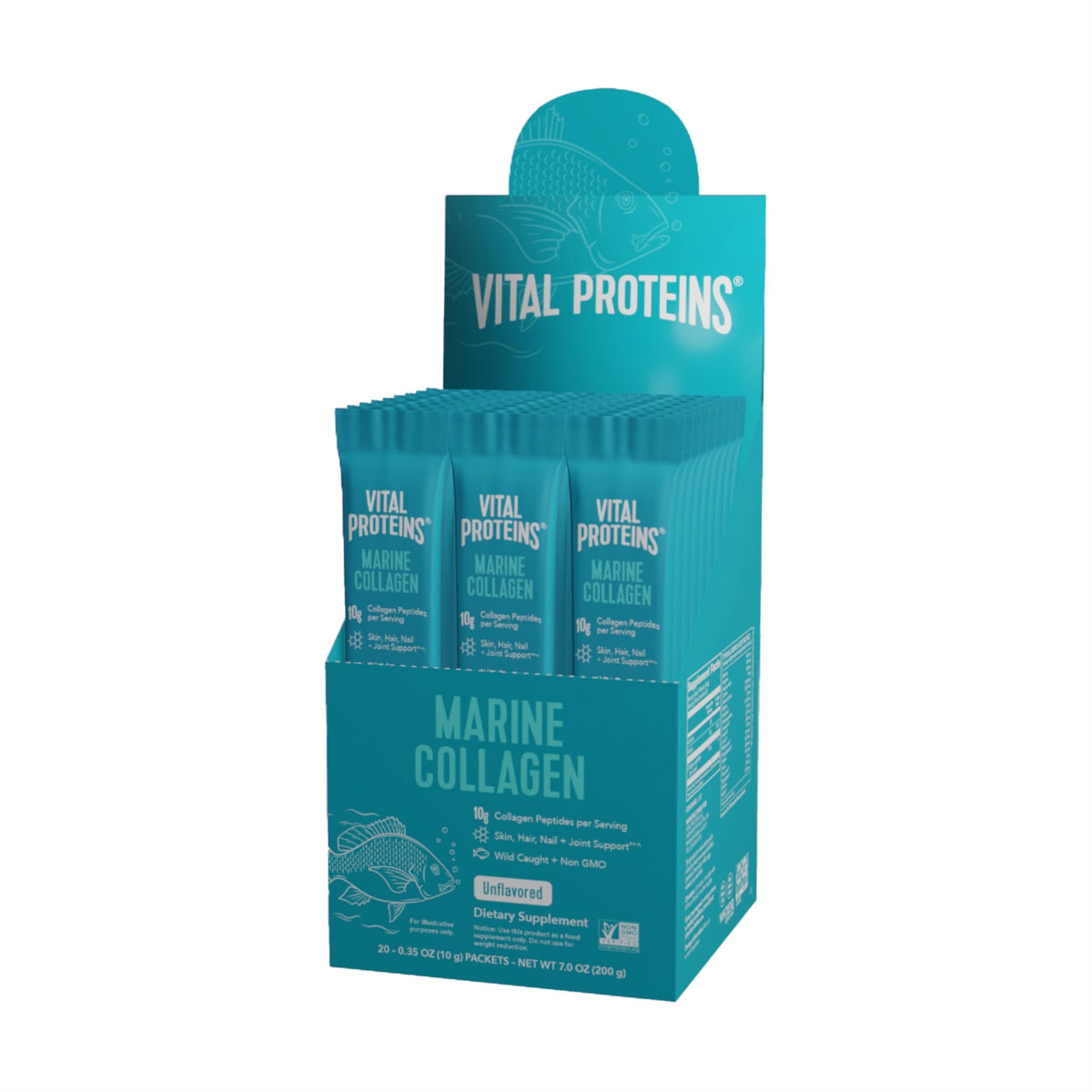 Vital Proteins Marine Collagen Peptides Powder Supplement, 7.8oz
