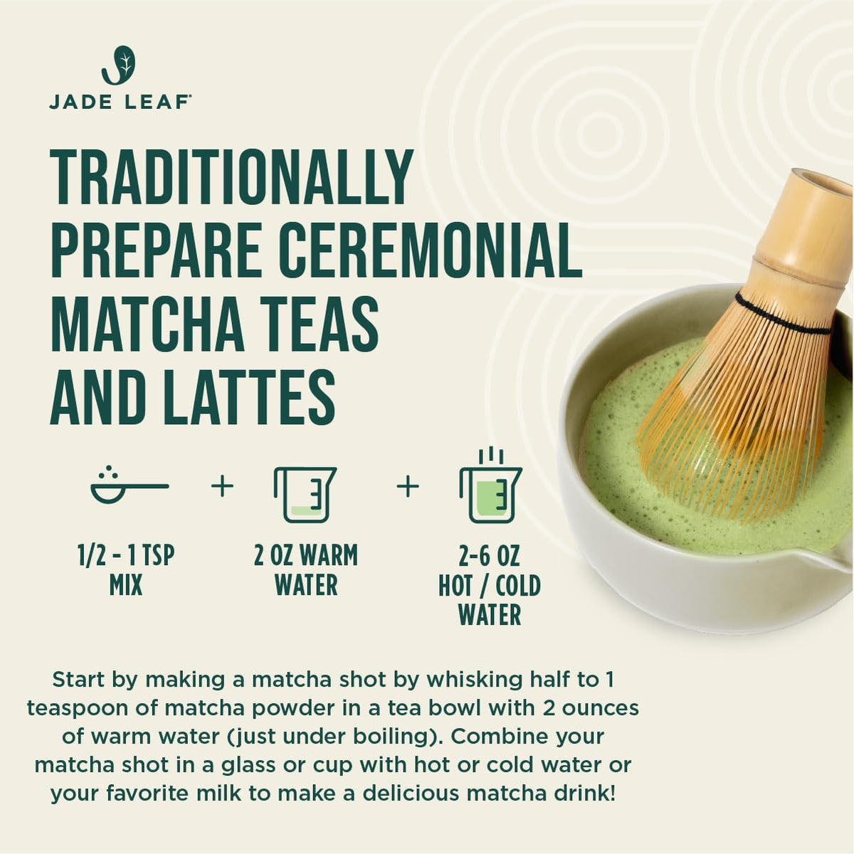 Jade Leaf Matcha Powder, Ceremonial Grade Matcha Powder, 454g / 16oz