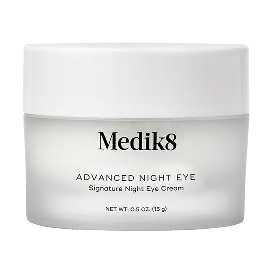 Medik8 Advanced Night Eye Cream - Multi Peptide and Caffeine Eye Cream - Night Moisturizer for Smoothing Wrinkles, Puffiness and Dark Circles - 0.5 oz