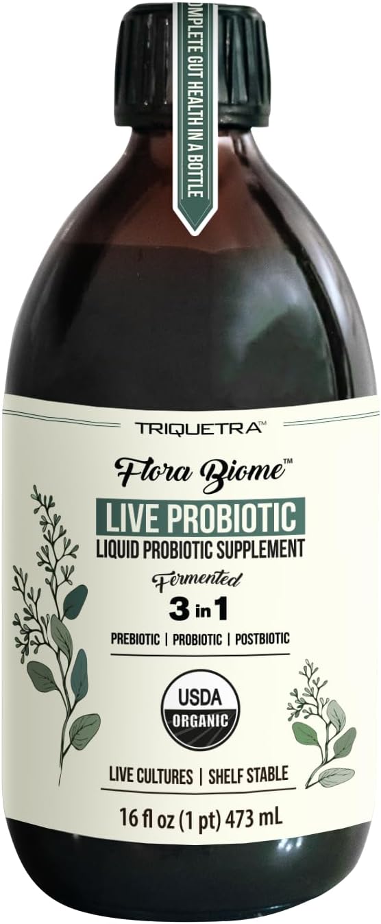 Flora Biome - Organic Live Culture Probiotic, Prebiotic, & Postbiotic