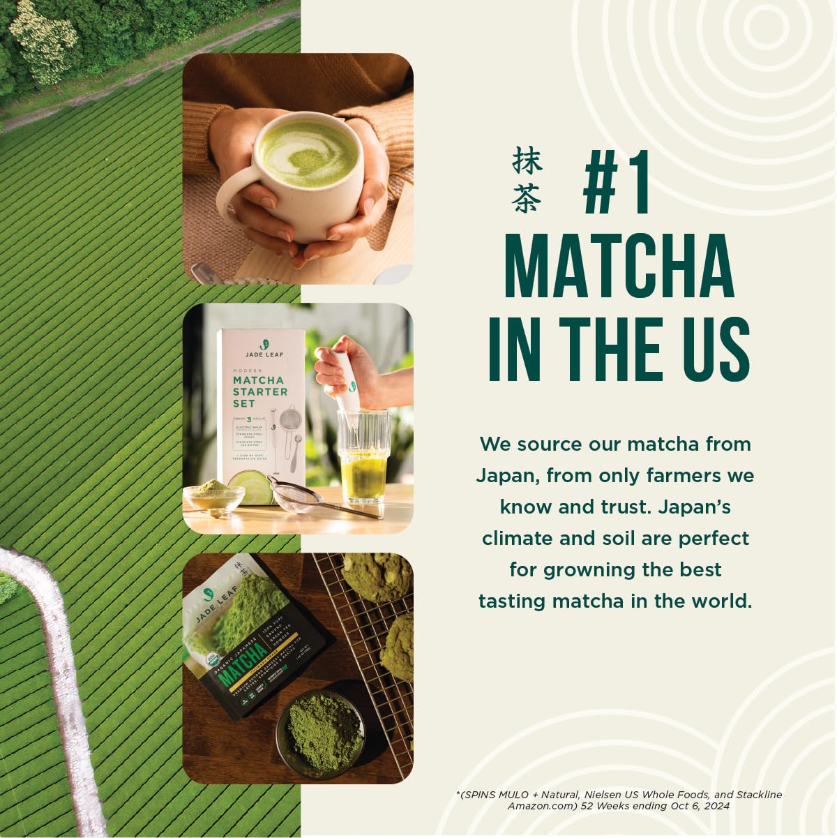 Jade Leaf Matcha Powder, Ceremonial Grade Matcha Powder, 454g / 16oz