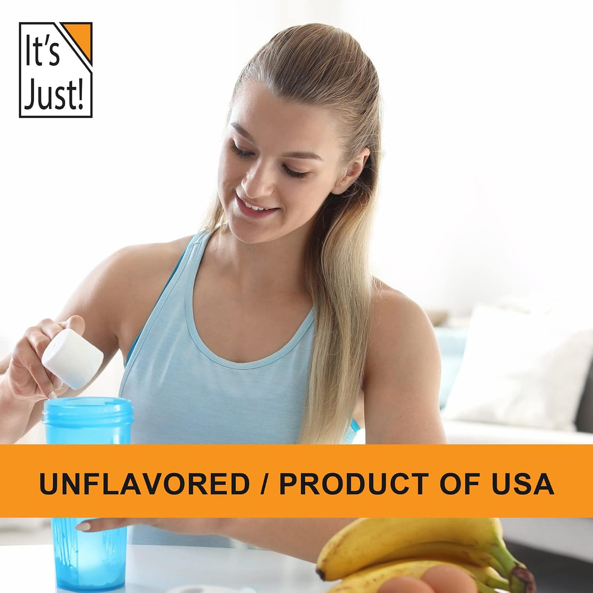 It's Just! - 100% Whey Protein Concentrate, 1.25lb, Unflavored
