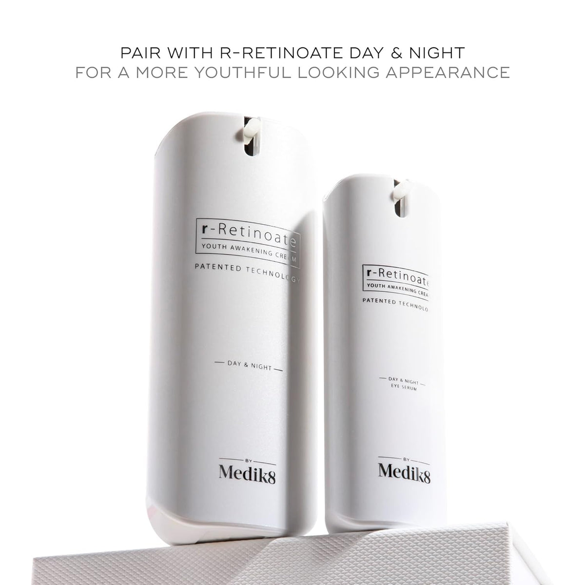 Medik8 R-Retinoate Day and Night Eye Serum - Hydrating Vitamin A Undereye Serum - Reduces Fine Lines, Wrinkles, Dark Circles - Gluten Free - 0.5 oz