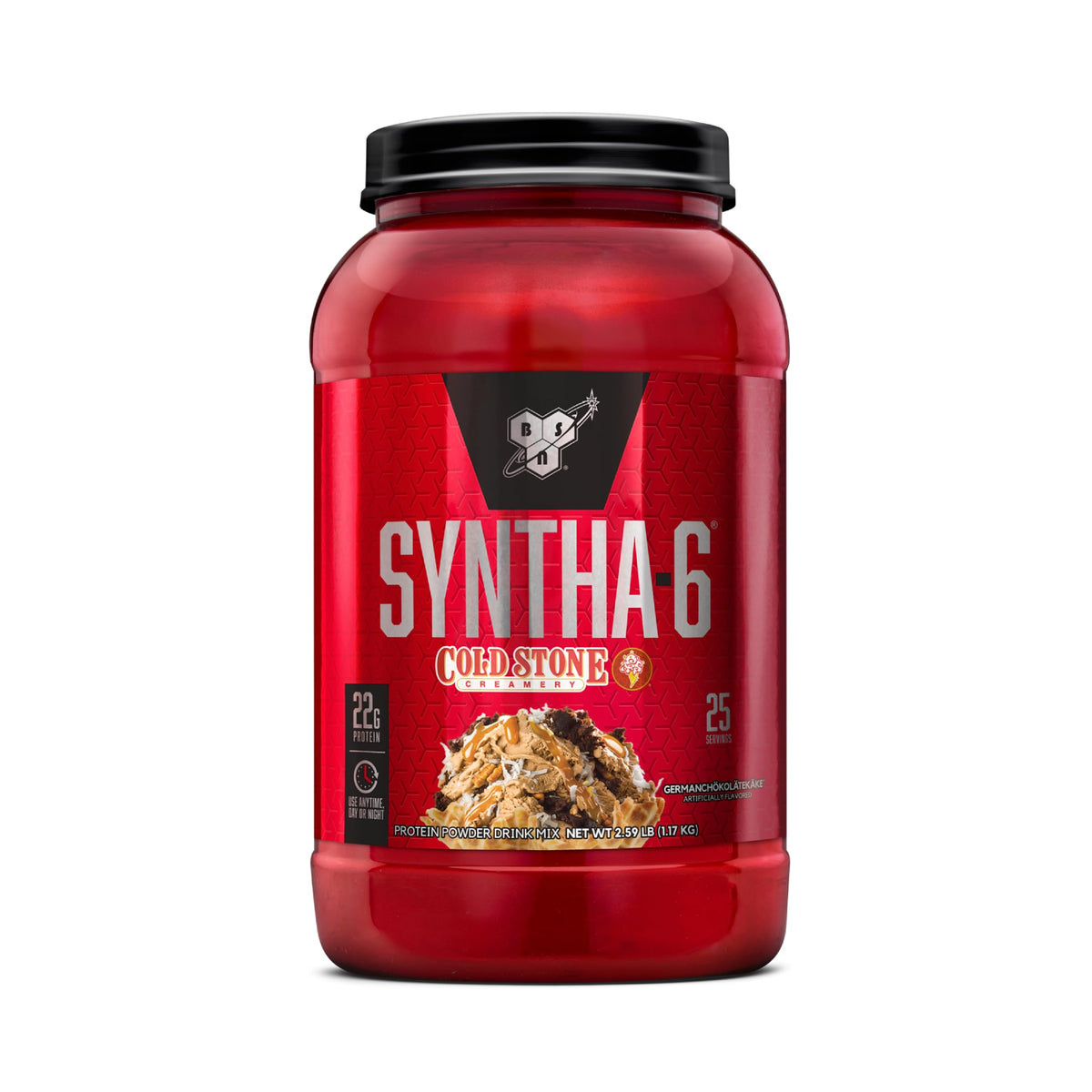 BSN SYNTHA-6 Premium Protein Powder, 6g Fiber, Whey Isolate, 48 Servings