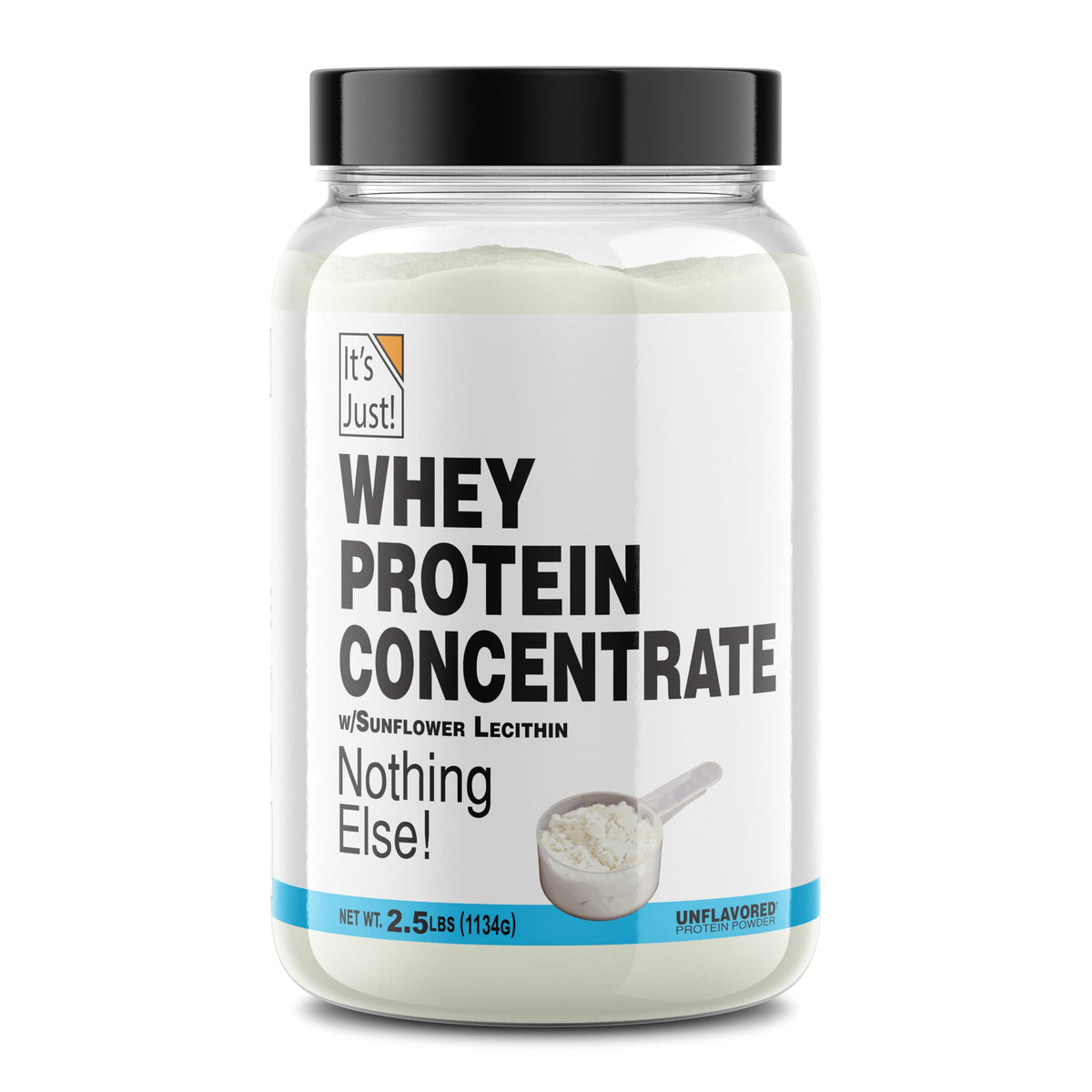 It's Just! - 100% Whey Protein Concentrate, 1.25lb, Unflavored