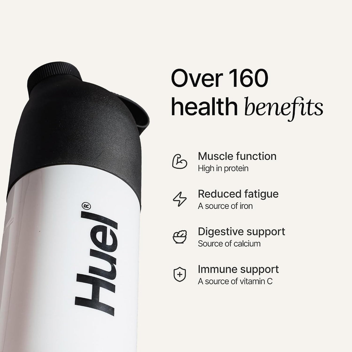 Huel Black Edition | Chocolate 40g Vegan Protein Powder | Meal Replacement | 17 Servings | 8g Fiber | 27 Vitamins and Minerals | Gluten Free | Nutritionally Complete Meal Replacement