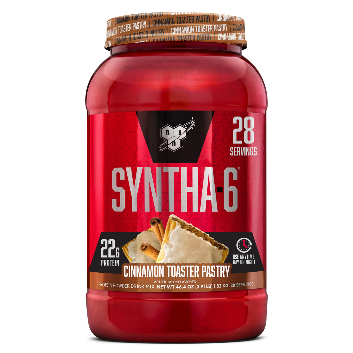 BSN SYNTHA-6 Premium Protein Powder, 6g Fiber, Whey Isolate, 48 Servings
