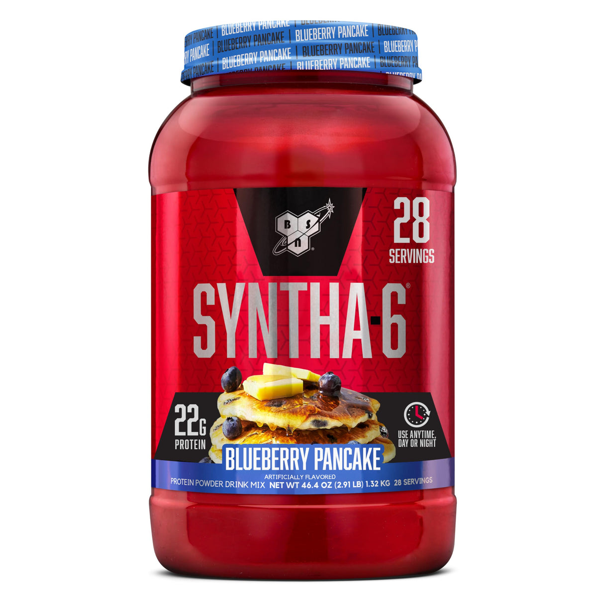 BSN SYNTHA-6 Premium Protein Powder, 6g Fiber, Whey Isolate, 48 Servings
