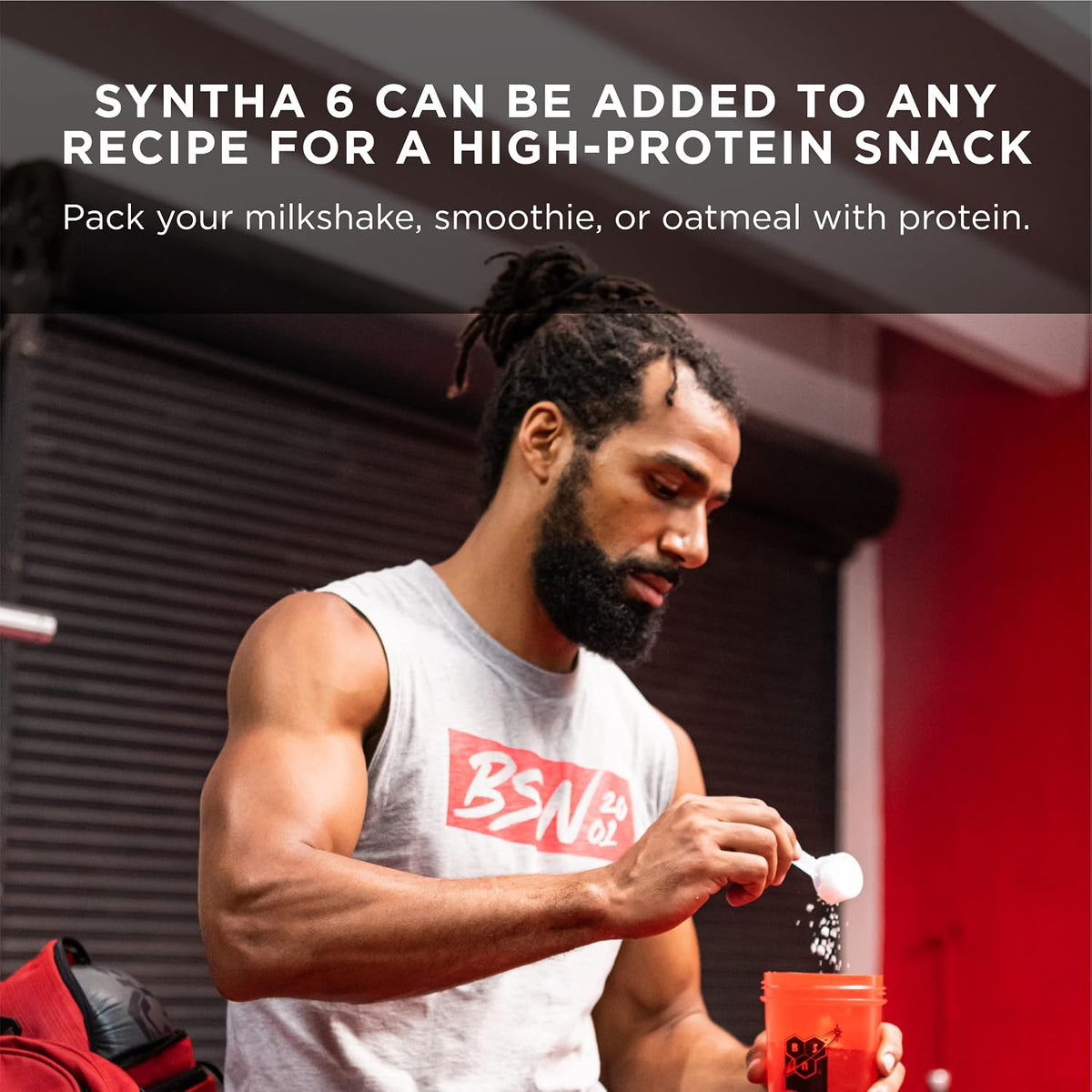 BSN SYNTHA-6 Premium Protein Powder, 6g Fiber, Whey Isolate, 48 Servings